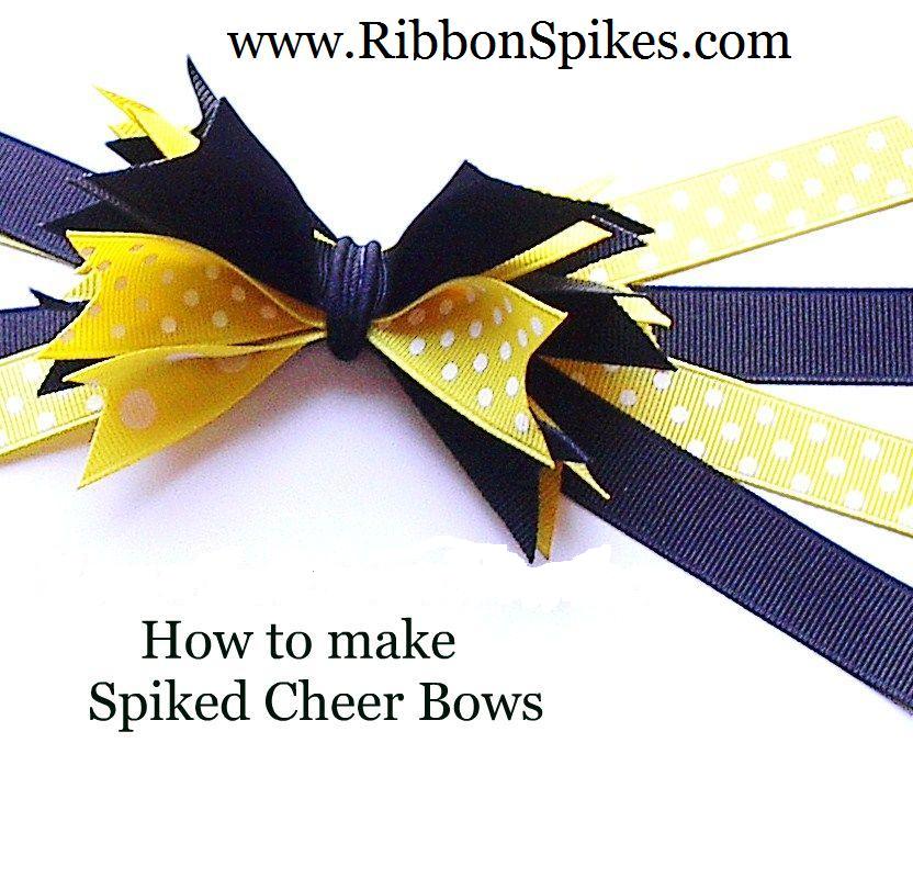 How To Make Hair Bows. Cheerleader Hair bows